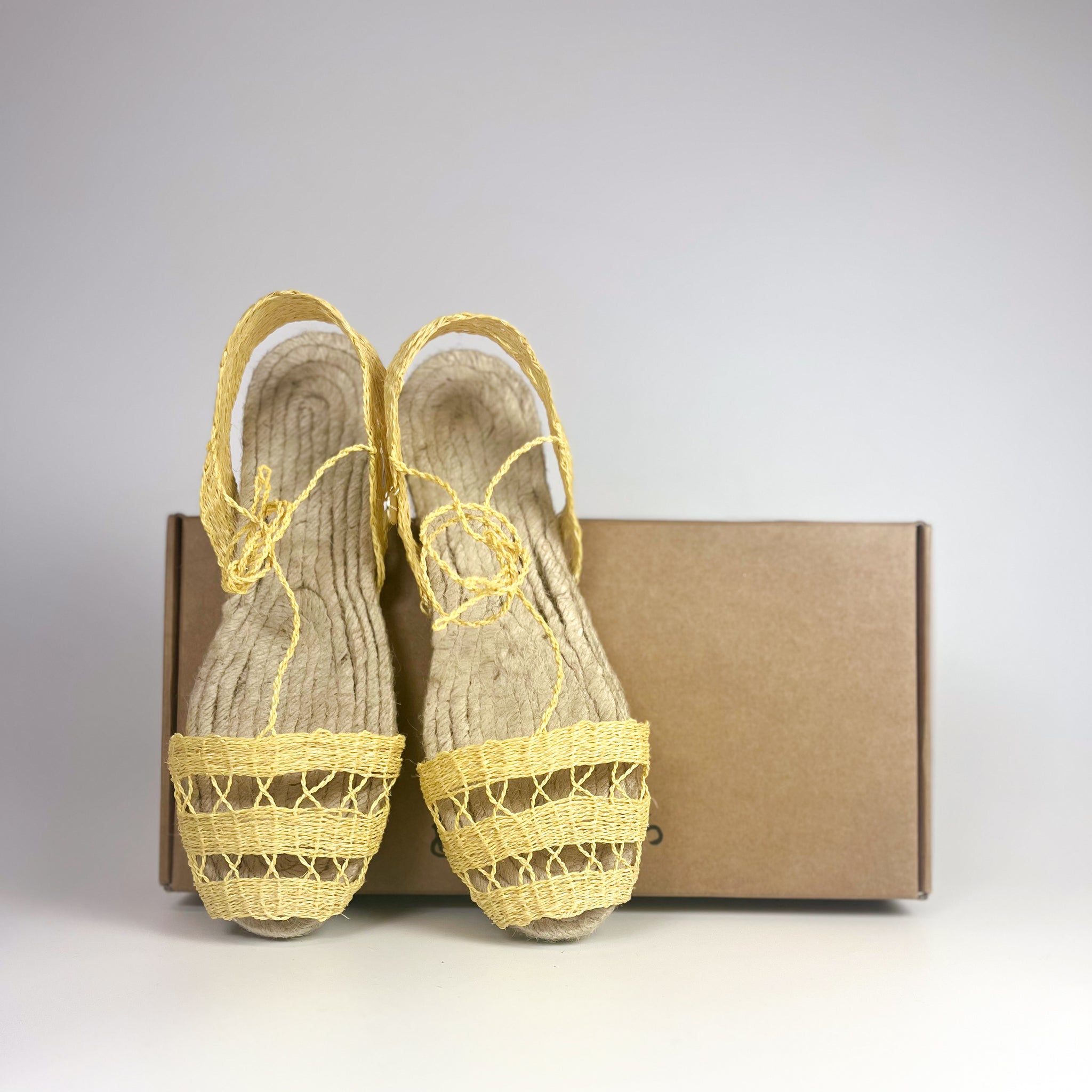 espadrilles doble basic yellow