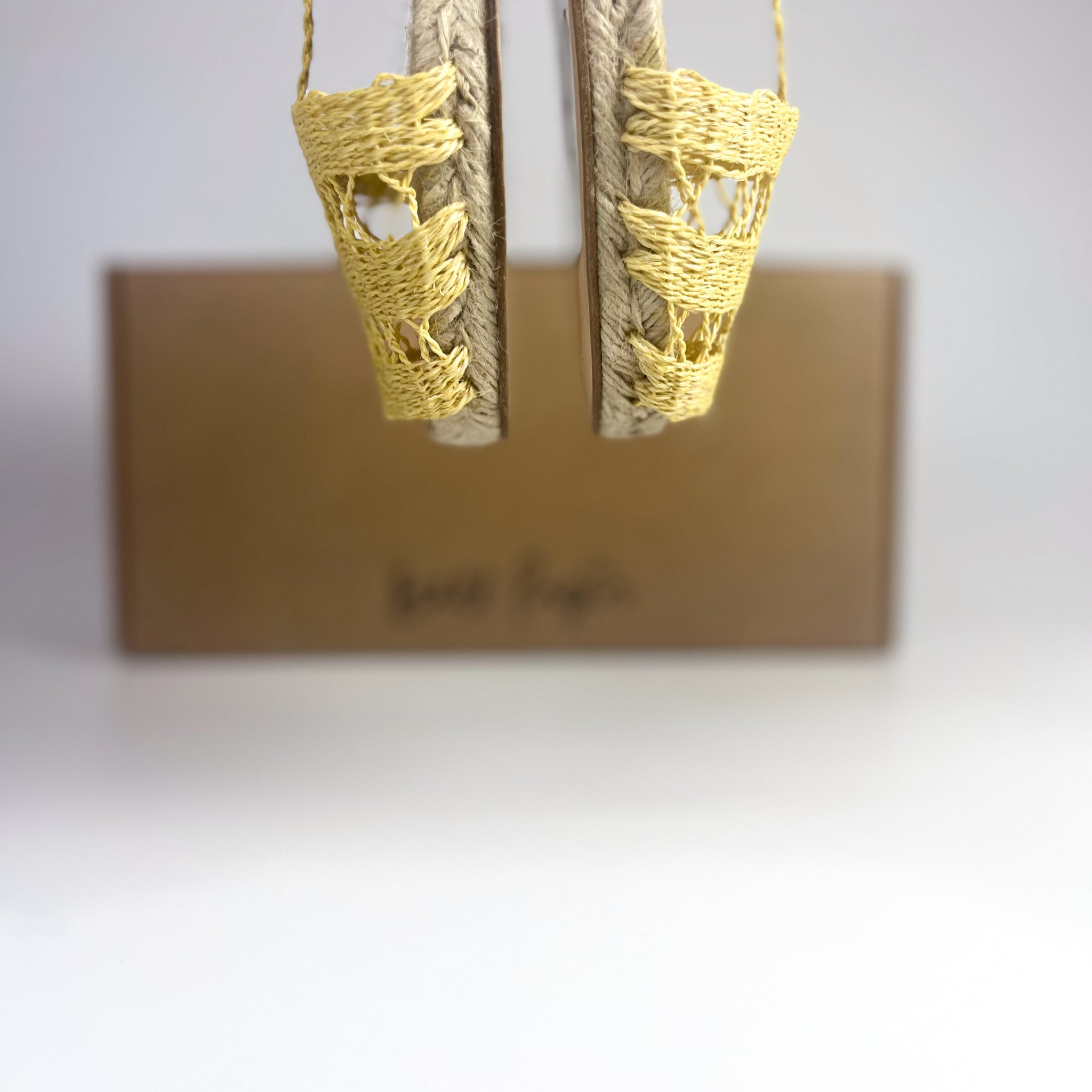 espadrilles doble basic yellow