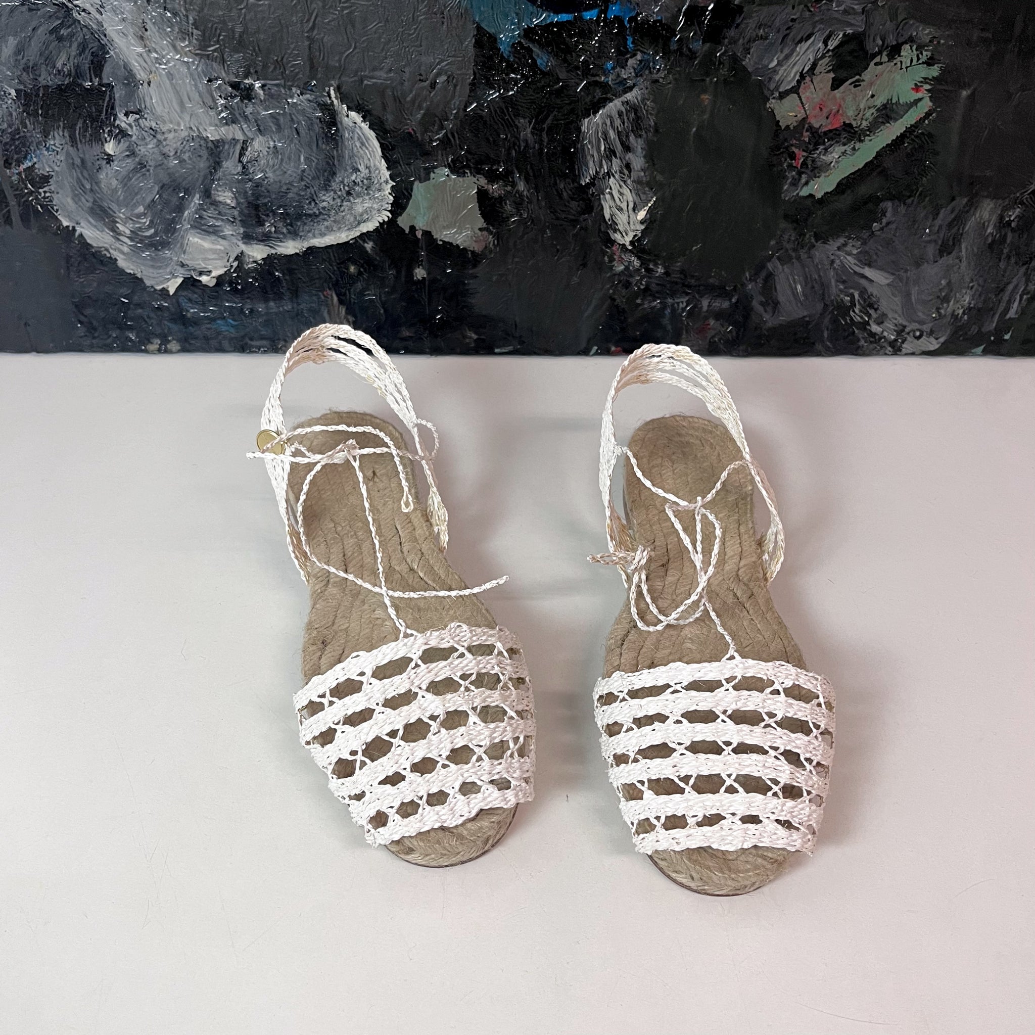 espadrilles basic blanc