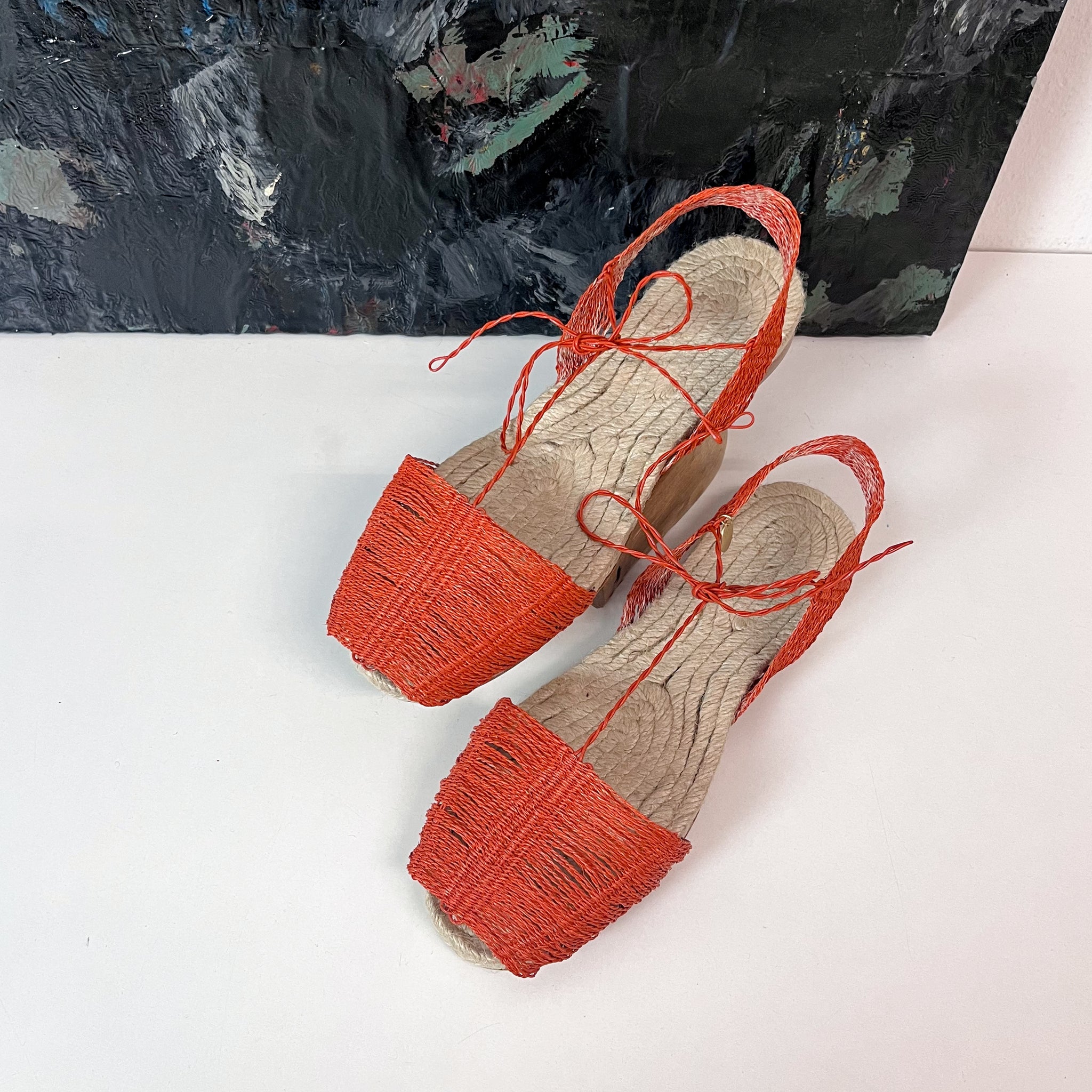 espadrilles home coral