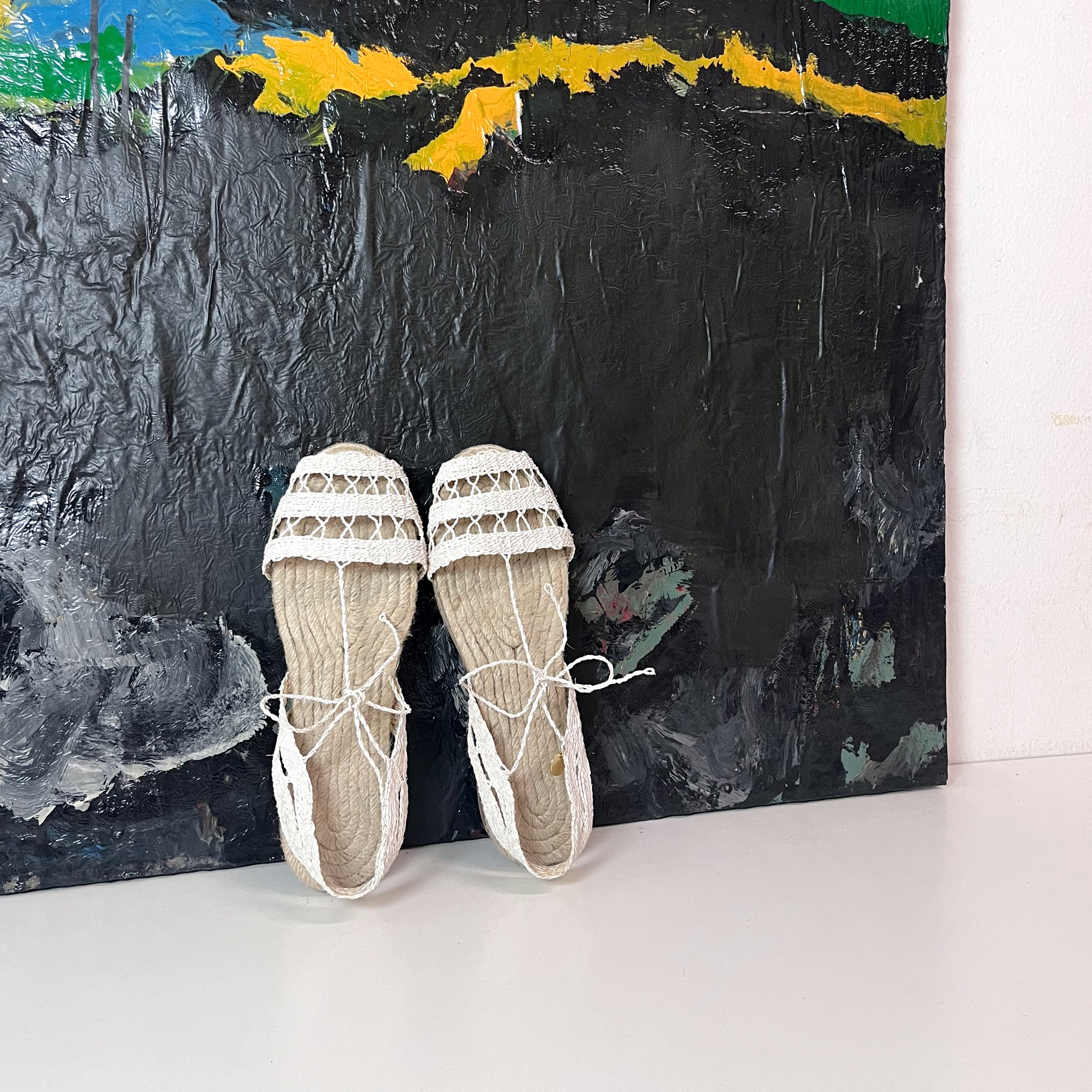 espadrille doble basic blanc