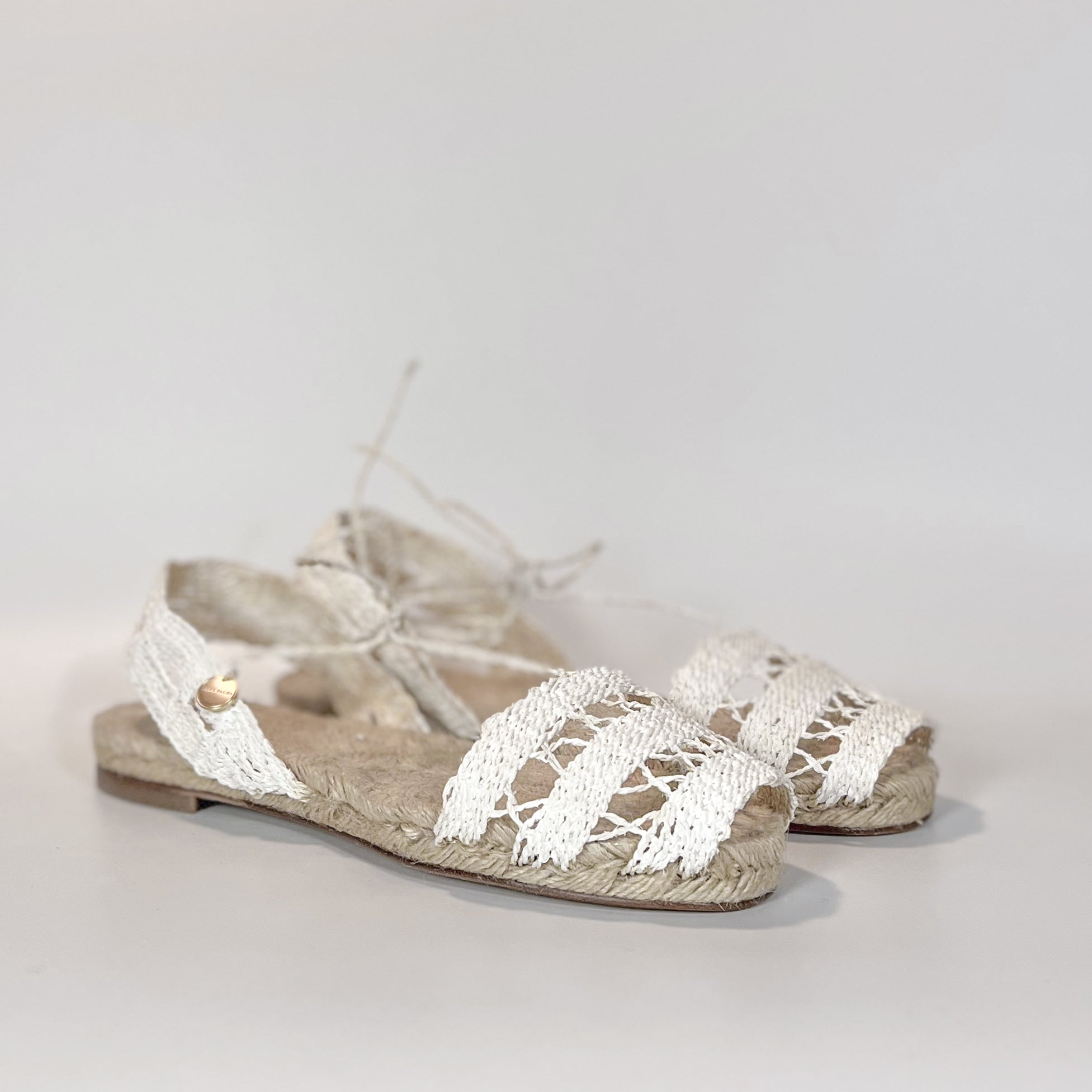 espadrille doble basic white