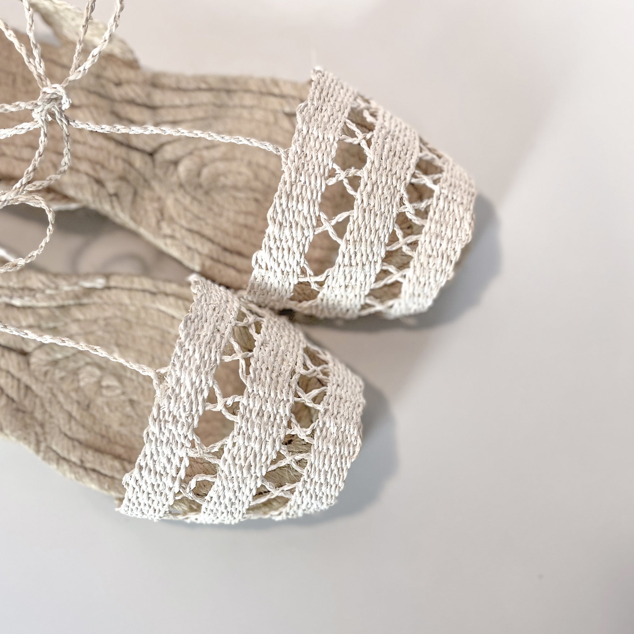 espadrille doble basic white